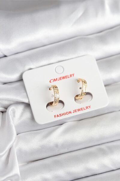 14K Gold Renk Kaplama CM Kadın Küpe