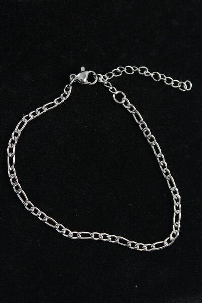 316L Çelik Figaro Model Gümüş Renk Erkek Bileklik