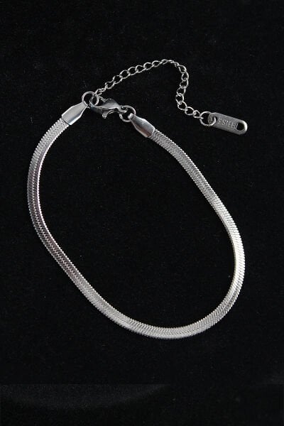 316L Çelik İtalyan Model Gümüş Renk Erkek Bileklik