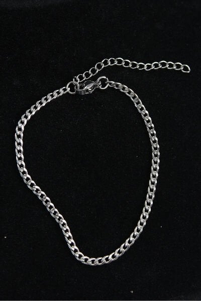 316L Çelik İnce Klasik Model Gümüş Renk Erkek Bileklik