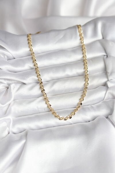 14K Gold Renk Kaplama Zincir Model CM Kadın Kolye